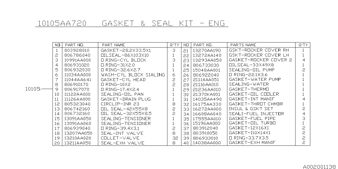 002_04 — SHORT BLOCK ENGINE 2