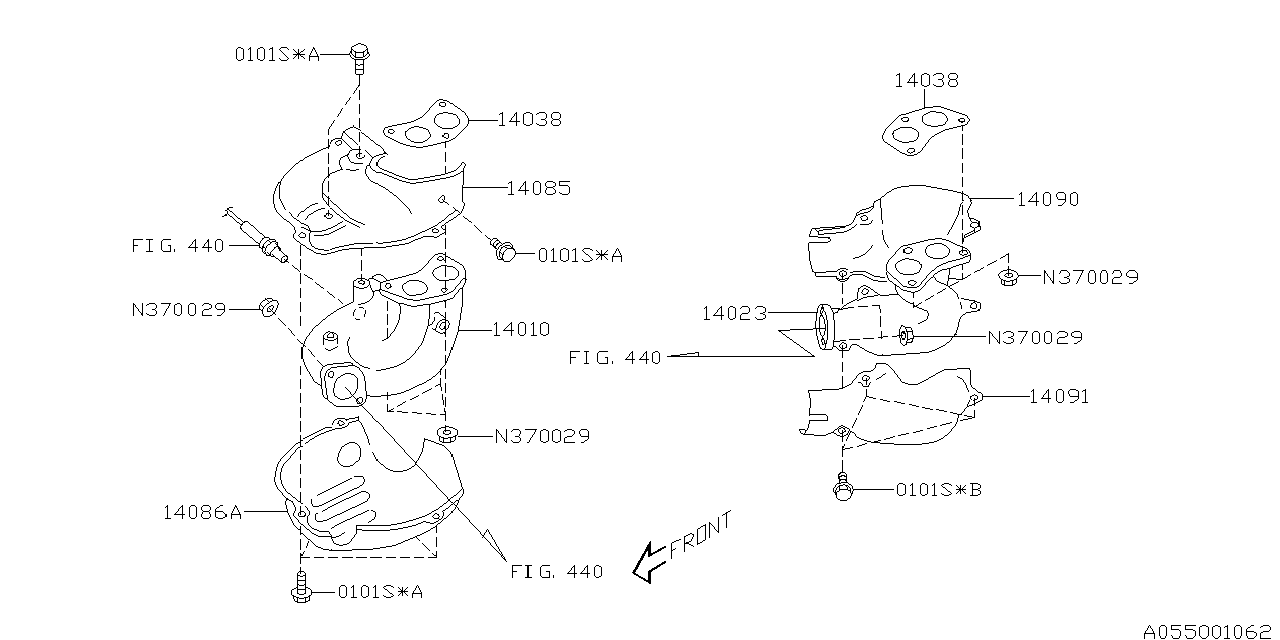 055_01 — EXHAUST MANIFOLD