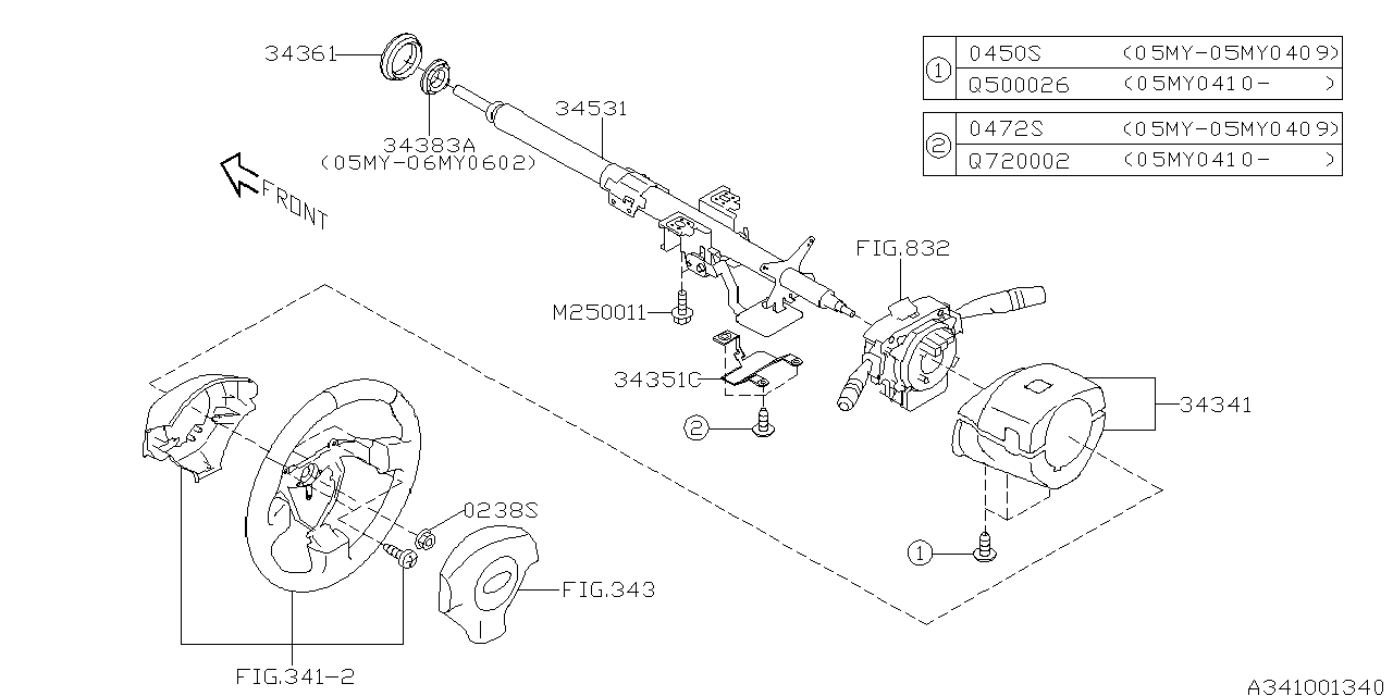 Steering — STEERING COLUMN