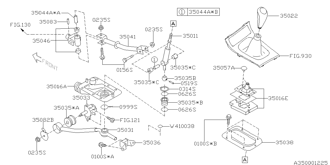 350_01 — MANUAL GEAR SHIFT SYSTEM