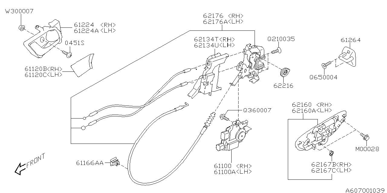 607_02 — DOOR PARTS (LATCH & HANDLE) 2