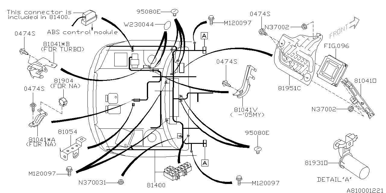 Body Electrical 1 — WIRING HARNESS (MAIN)