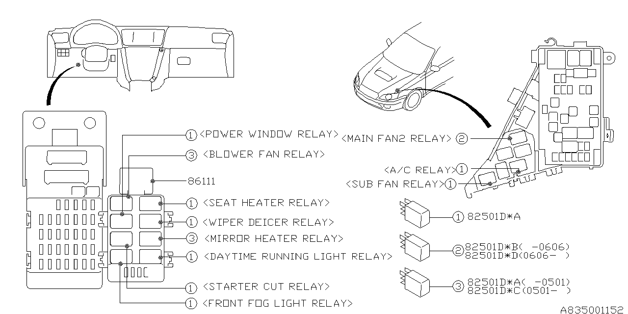 835_03 — ELECTRICAL PARTS (BODY) 2