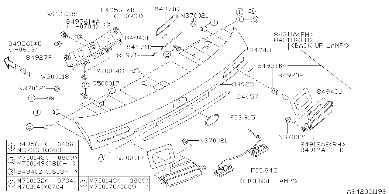 842_03 — LAMP (REAR) 2