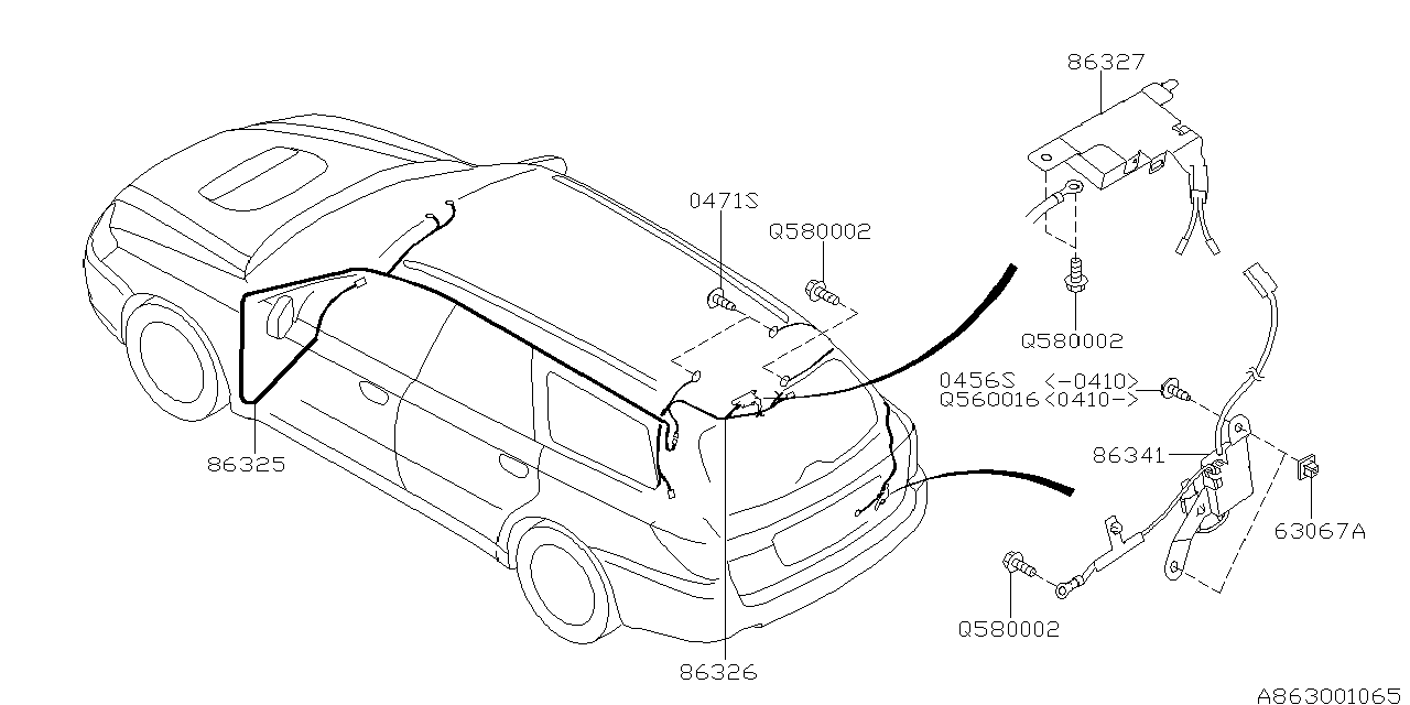 863_02 — AUDIO PARTS (ANTENNA)