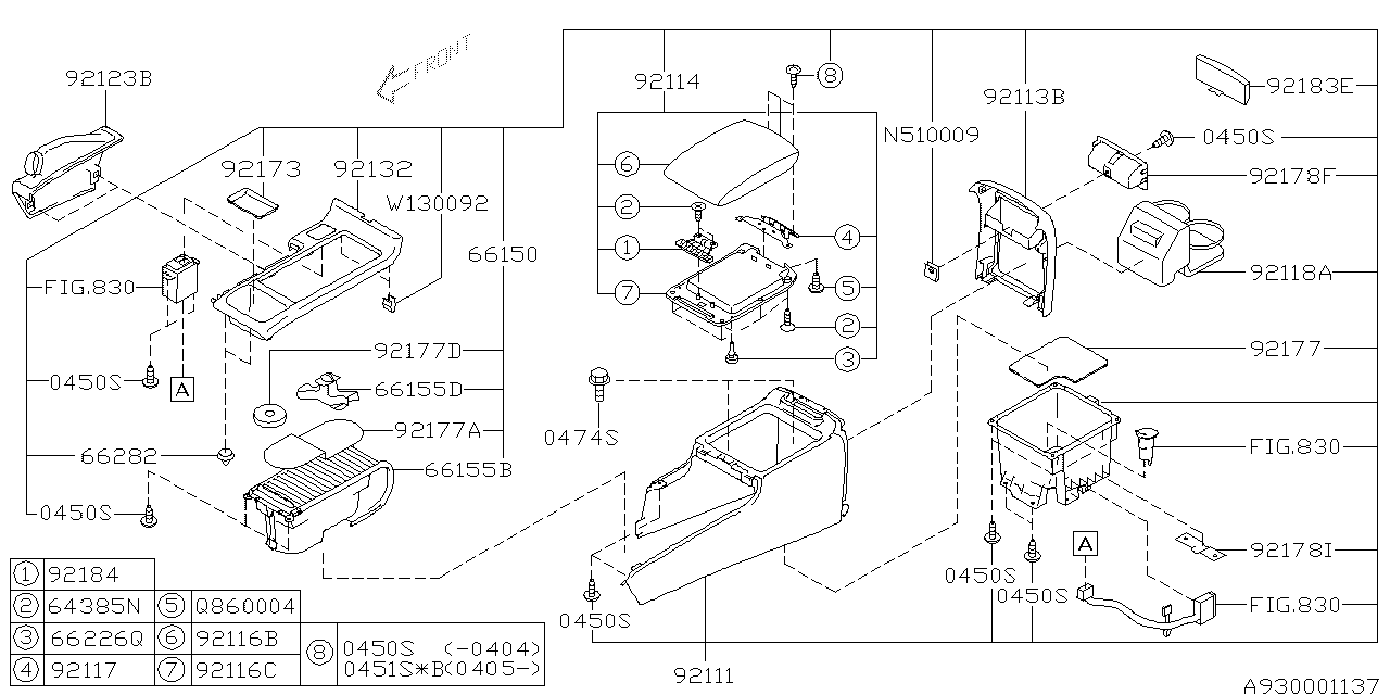 Inner Accessories — CONSOLE BOX 1